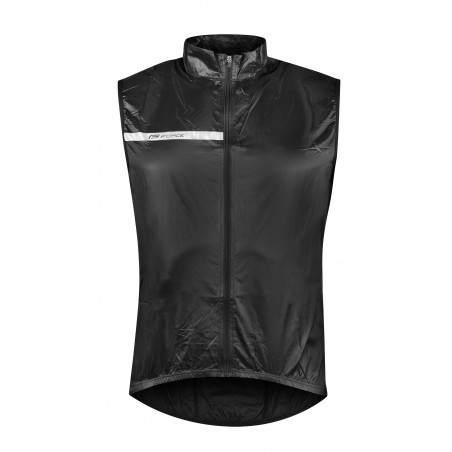 brezrokavnik FORCE WINDPRO windproof, črna