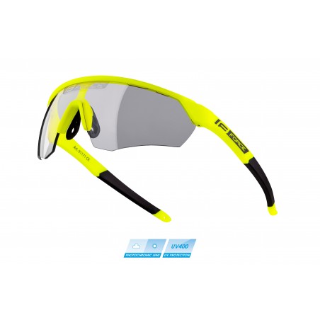 kolesarska očala F ENIGMA fluo mat, fotokromatska