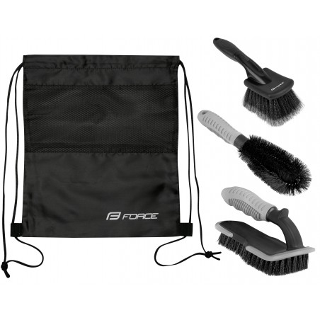 čistilni set FORCE ECO 3pcs, z vrečko, v škatli