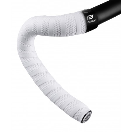 trak za krmilo FORCE EVA perforiran, bela