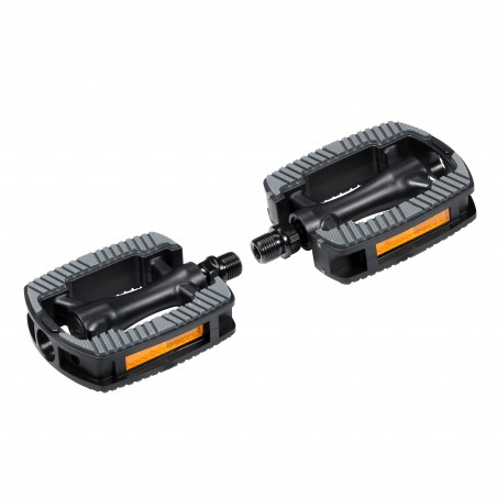 pedala FORCE  BULK plastic ball bearings, black