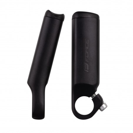 rogovi FORCE B4.4 11 cm Al mat črna