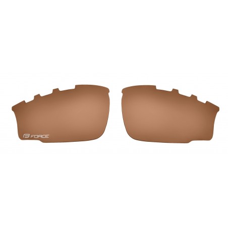 nadomestna stekla FORCE QUEEN, svetlečo rjava