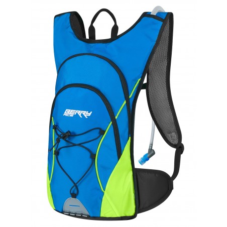 nahrbtnik FORCE BERRY ACE PLUS 12L+2L rezervoar,blu-fluo